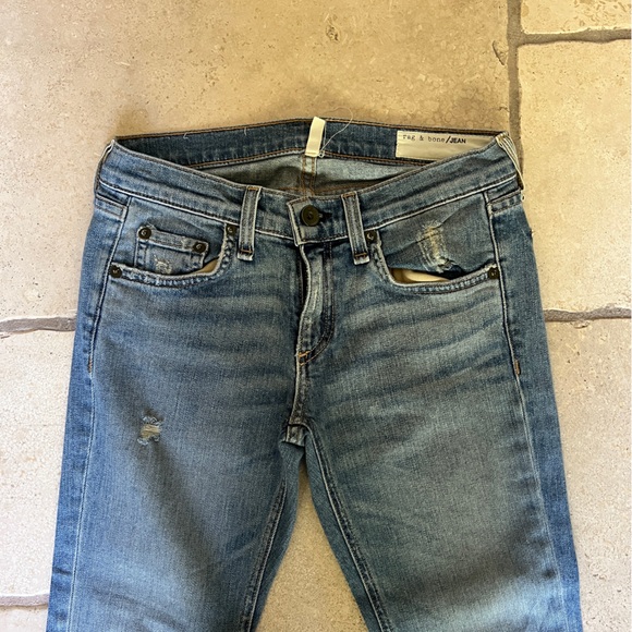 Rag & bone Mid Rise Tomboy in Ludlow - Picture 6 of 8